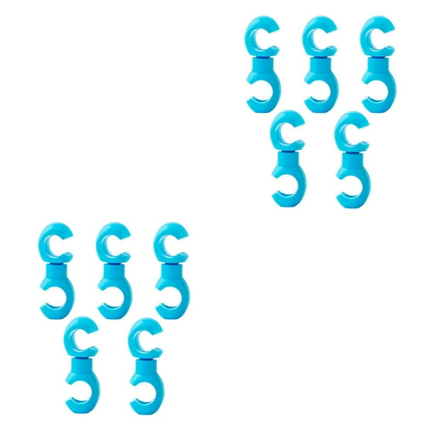 Naiovety 5 uds. De accesorios para bicicletas, líneas simples resistentes al desgaste, contenedores de tubos de almacenamiento, suministros Azul 2Conjunto