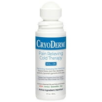 Cryoderm Pain Relief Analgesic: Muscle Reliever, Cold Therapy 3 oz Roll ...