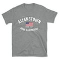 thumbnail image 1 of Allenstown New Hampshire Patriot Men's Cotton T-Shirt, 1 of 1