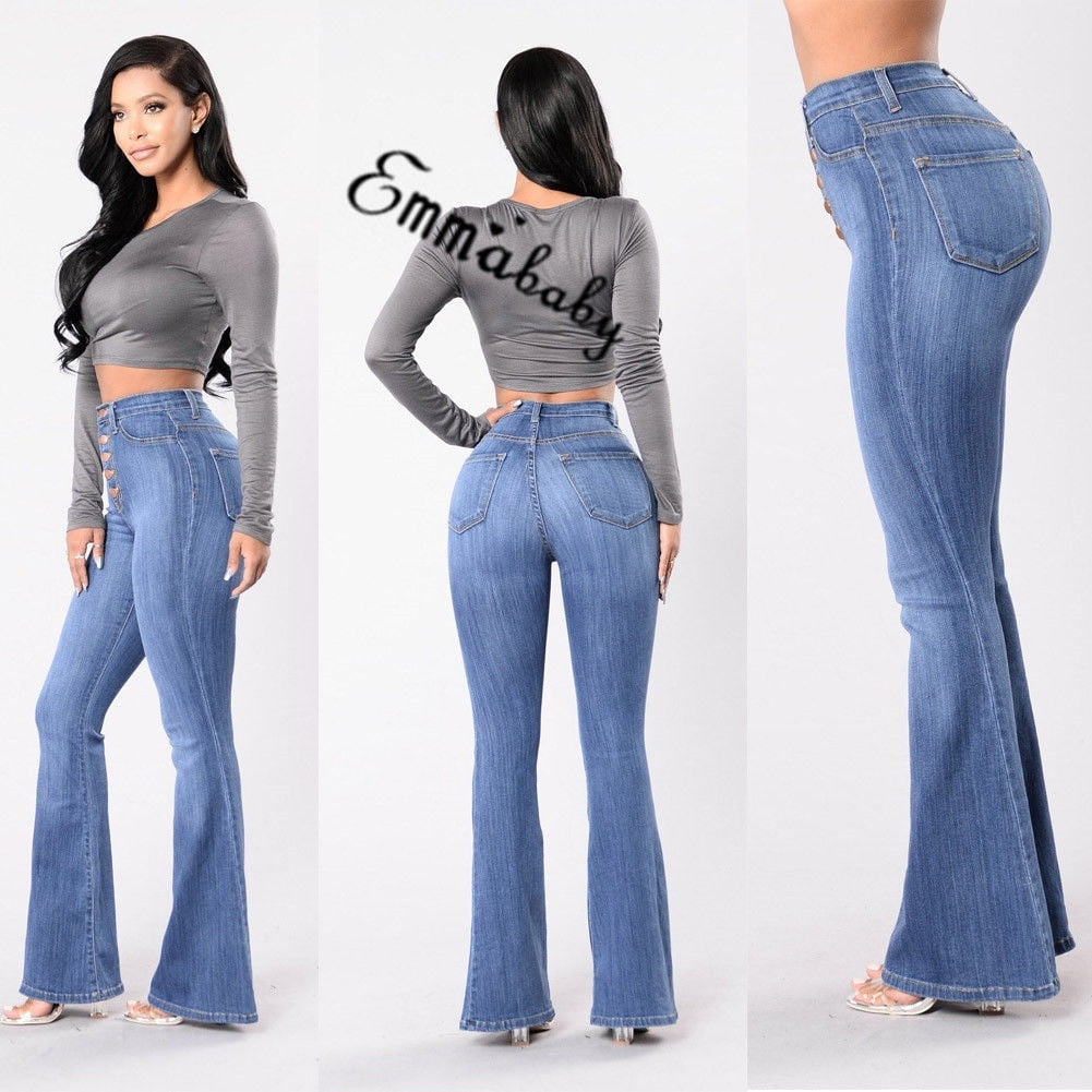 Vintage bell bottom jeans womens Outlet