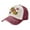 Dark Red, variant on Men Women Flag Of Maryland Distressed Twill Cotton Baseball Cap Vintage Adjustable Dad Hat