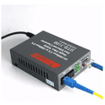 thumbnail image 3 of Set Convertidores Fibra Óptica Bloosom  Medios 10/100 Ethernet Gris, 3 of 4