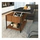thumbnail image 2 of MESA EXTENSIBLE − BERNA  Mesa de Centro Elevable,  Mesa Auxiliar Estancia, Recámara y Oficina, Patas Metálicas, Tablero Laminado Texturizado  (NEGRO LISO )0, 2 of 9