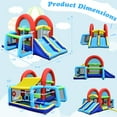 thumbnail image 3 of Gymax Kids Inflatable Bounce House Bouncer Castle w/ Double Slides Without Blower, 3 of 9