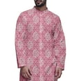 thumbnail image 4 of Atasi Mandarin Collar Printed Long Mens Kurta Pajama Set Boys Casual Wear, 4 of 4