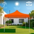 thumbnail image 3 of Ilios Innova | Toldo Plegable Naranja 2x2 Carpa para Exteriores Resistente al Clima, Impermeable, Estructura de Hierro y Tela Oxford 600D., 3 of 9