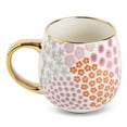 thumbnail image 4 of (4 pack) Thyme & Table Stoneware Gold Floral 16oz Coffee Mug, 4 of 5