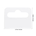 thumbnail image 2 of unbranded 200Ud Pestañas Adhesivas Transparentes Para Colgar Mercancía En Tienda Uso Eficiente Y, 2 of 7