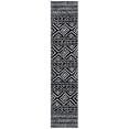 thumbnail image 3 of SAFAVIEH Tulum Merletta Moroccan Geometric Runner Rug, Black/Ivory, 2' x 9', 3 of 5
