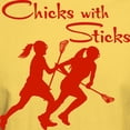 thumbnail image 3 of CafePress - CHICKS WITH STICKS Light T Shirt - Men's Classic Graphic T-Shirt, 3 of 4