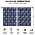 thumbnail image 2 of Blackout Kids Curtains,Cute Boxe Childrens Insulated Curtains Set Of 2,Bedroom Essentials,Toddler Room Decor 42"x54"(106x137cm), 2 of 4