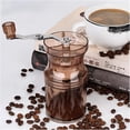 thumbnail image 5 of Molinillo de café manual portátil, molinillo de cerámica ajustable, trituradora de mano para el hogar, herramientas de café, molinillo de café manual con E, 5 of 5