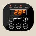 thumbnail image 4 of Smart Wall Heater, Wall-mounted Electric Heater , Adjustable Thermostat, Large Room Coverage, Easy-Mount Heater 1500W Fast Heating Space for Indoor Use, 4 of 8
