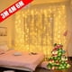 thumbnail image 4 of Cortina de luces LED con USB, 3, 4 y 6 m, 8 modos, luces de hadas para dormitorio, decoración de bodas y Navidad para el hogar, decoración de Año Nuevo 2025, 4 of 5