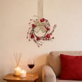 thumbnail image 6 of 1 Pcs Valentines Day Wreath for Cabinet Front Door,Mini Valentine Wreaths,Small Heart Wreath with Artificial Hearts & Berries,Valentine'S Day Bow Wreaths for Wedding Window Wall Decor,(F,3.94 in), 6 of 8