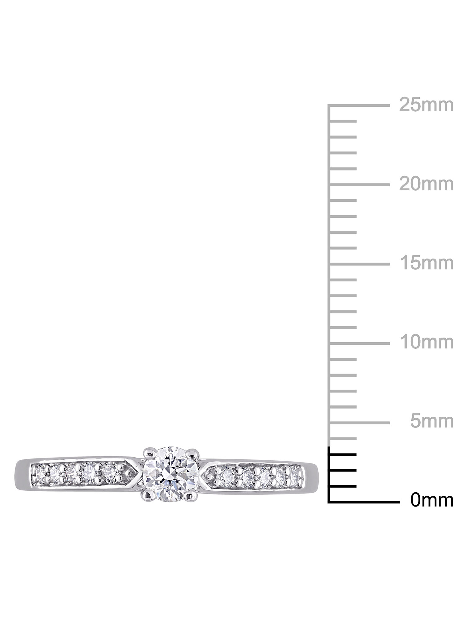 Everly Women's Diamond Sterling Silver Engagement Ring