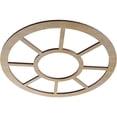 thumbnail image 2 of 16"OD x 5 3/4"ID x 3/8"T Grace Wood Fretwork Pierced Ceiling Medallion, Birch, 2 of 3