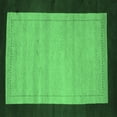 thumbnail image 1 of Ahgly Company Indoor Square Abstract Emerald Green Contemporary Area Rugs, 6' Square, 1 of 4