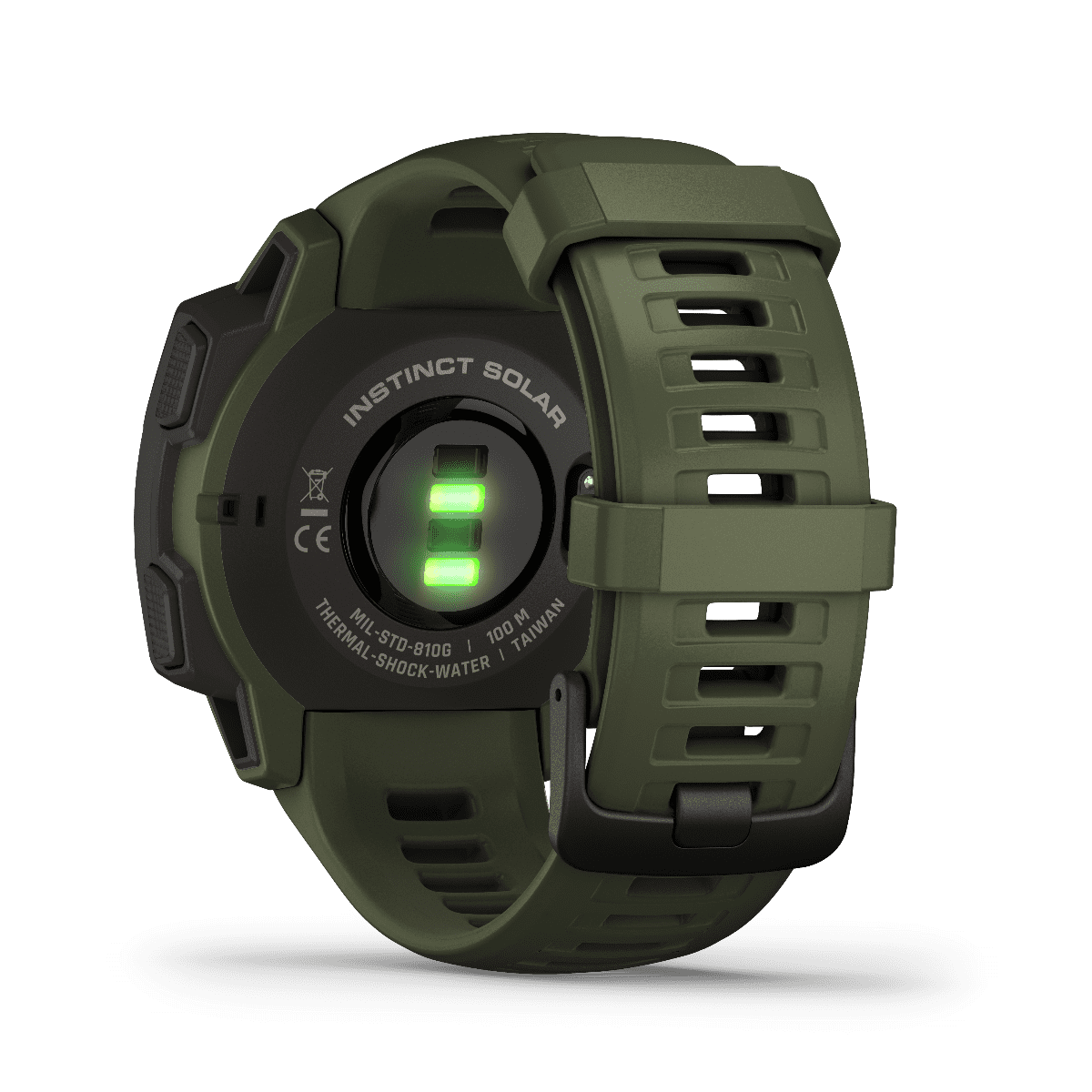 Garmin Instinct Solar Tactical Edition, Moss, Rugged GPS Smartwatch