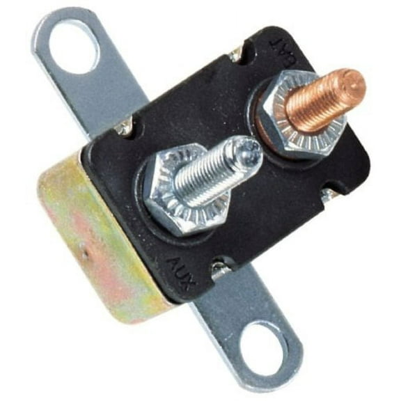 bussmann cbc-20b circuit breaker (type i heavy duty automotive with stud terminals and bracket - 20 a), 1 pack