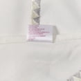 thumbnail image 4 of Violet Linen Swiss Modern Geometric Pattern, Polyester Embroidered, White, 70 Inch by 144 Inch, Seats 12 to 14 people, Rectangular Tablecloths, 4 of 8