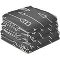 thumbnail image 3 of Kitchen Towels Cute Arrows Black Pattern Cleaning Towel Absorbent Hand Towels Tea Towels for Home Restaurant Dish Clean 28" x 18", 4PCS, 3 of 6