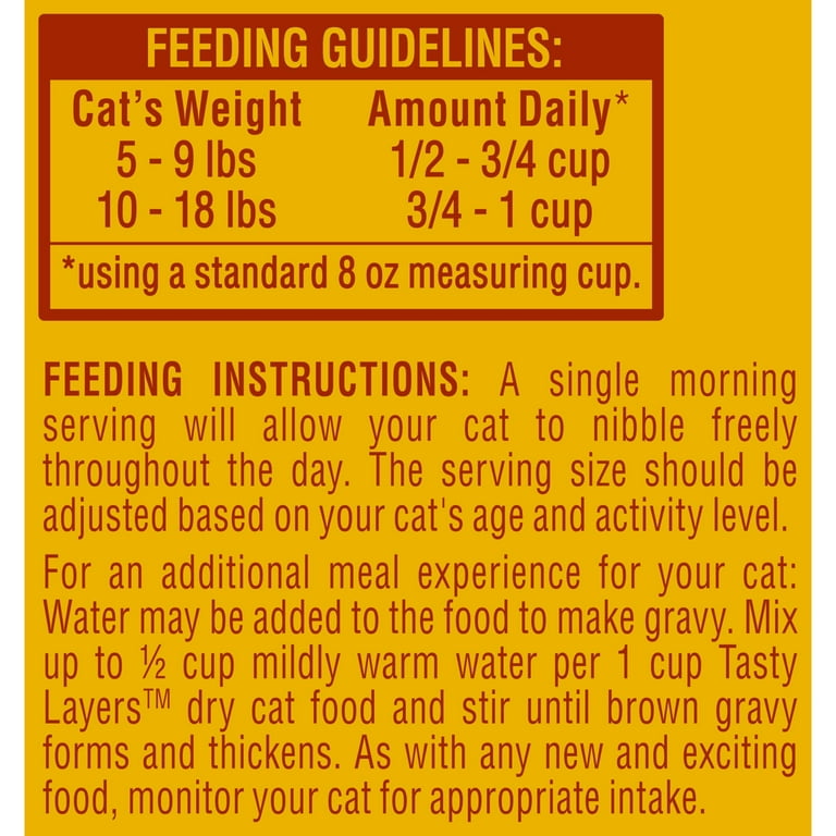 Meow mix top feeding chart