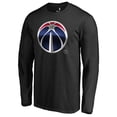 thumbnail image 2 of Men's Black Washington Wizards Midnight Mascot Long Sleeve T-Shirt, 2 of 3