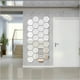 thumbnail image 4 of Adhesivos de pared hexagonales con efecto espejo | Paquete de 12 azulejos acrílicos autoadhesivos con efecto espejo para decoración del hogar, pegatinas geométricas 3D para pared, 4 of 7