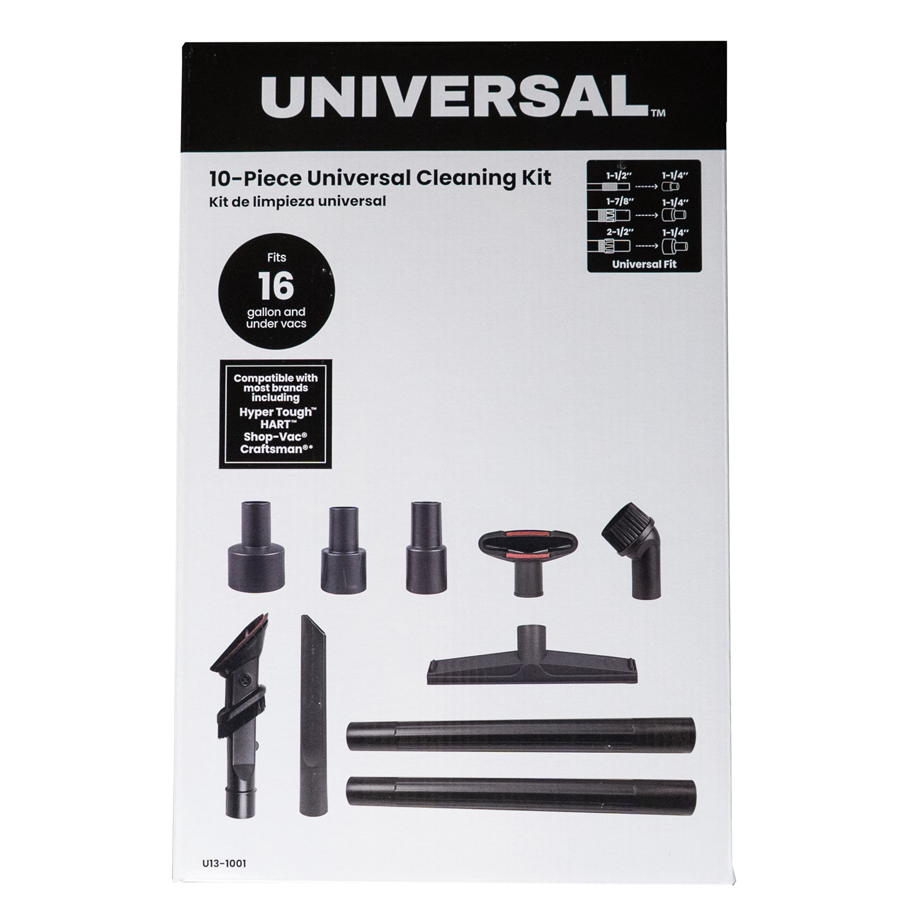 Universal 10-Piece Cleaning Kit, Fits Most Brands Under 8 Gallons