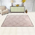thumbnail image 3 of SKYSONIC Lightweight Non Slip Carpet Mats Area Soft Rugs Floor Mat Rug Decoration for Kids Room Living Room 60 x 39 inches Rose Gold Glitter Print Mermaid Scales, 3 of 6