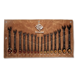 Husky 28CW002NC 28-Piece SAE and Metric Combination Wrench Set and