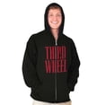 thumbnail image 5 of Third Wheel Funny Sarcastic Dating Zip Up Hoodie Men's Women's Brisco Brands L, 5 of 6