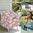 thumbnail image 3 of Renewold Outdoor Chair Covers Waterproof Couch Cover Dust Proof Heavy Duty Patio Adirondack Chair Protector Halloween Home Decor, 38"W x 38"D x 36"H, Ghost Pumpkin Bat Spider Web Print Pink, 3 of 7