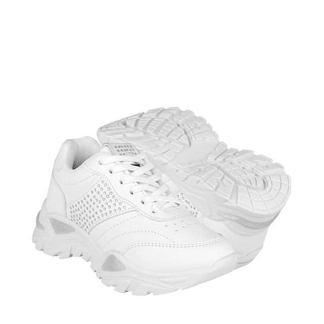 TENIS CASUALES NIÑAS CLASBEN ISABELLA SIMIPIEL BLANCO Clasben ISABELLA