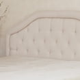 thumbnail image 3 of Brownsville Queen Beige Tufted Fabric Headboard, 3 of 7