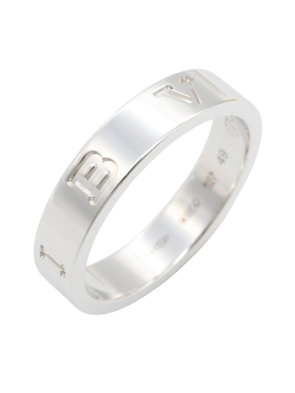 Pre-Owned BVLGARI B-zero1 Essential Ring - 18KWG (White Gold) Women's Silver Tone Item Number...