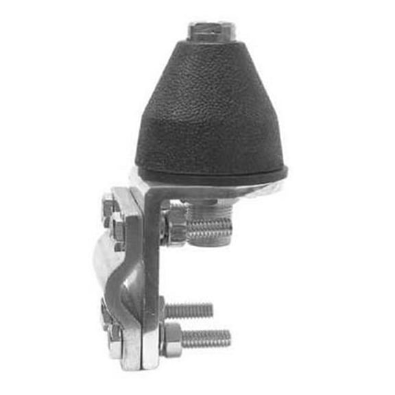 3-Way Aluminum Mirror Mount with Dome Stud