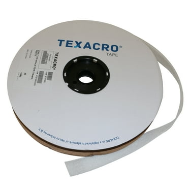 Velcro Brand TEXACRO; 70/71 Adhesive-Backed Loop-Side Only: 1 in x 75 ft. (White)