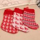 thumbnail image 3 of 3 calcetines navideños de punto Bolsa de regalo de Navidad Adornos navideños Calcetines navideños colgante de regalo, 3 of 5