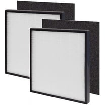 Nispira True HEPA Carbon Filter J Replacement Compatible with Germ Air Purifier AC5900WCA AC5900WDLX FLT5900, 2 Pack