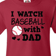 thumbnail image 4 of Inktastic I Watch Baseball with My Dad Youth T-Shirt, 4 of 5