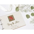 thumbnail image 5 of Darling Souvenir Personalized Engraved Laser Cut Wedding Guest Book Wooden Cover Sign-in Book Registry Guestbook Scrapbook-QM, 5 of 7