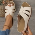 thumbnail image 6 of YLYL Women's Orthopedic Sandals Arch Support Open Toe Wedge Heel Slip on Casual Summer Shoes, 6 of 9