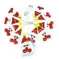thumbnail image 3 of Fiaya Women Christmas Themed String Lights, 5.41 Ft 10 LED Battery Operated Red Hat Snowman Lights, Christmas Props Light String for Christmas Decorations Indoor Scene Arrangement (A), 3 of 9