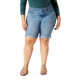 thumbnail image 1 of Levi Strauss Signature.™ Women's Plus Mid Rise Bermuda Shorts, 1 of 3