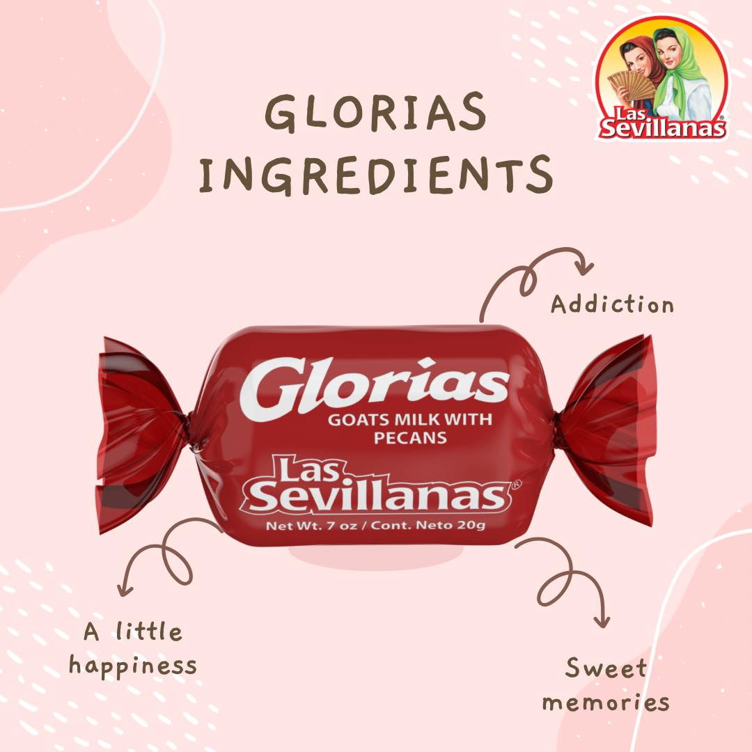 Las Sevillanas Glorias Goat Milk and Pecan Candy, 5.29 oz / 5 pieces