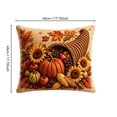 thumbnail image 4 of Vintage Fall Harvest Throw Pillow With Insert Thanksgiving Pumpkin Sunflower Decorative Pillow for Sofa Couch Home Decoration, 4 of 7