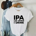 thumbnail image 2 of Pompotops Hauts Imprimés Festival de la Bière pour Femmes Mode Mignon Manches Courtes Col Rond Chemise Liquidation, 2 of 6