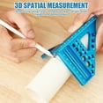 thumbnail image 3 of Aluminium Alloy 3D Multi Angle Measuring Ruler Rapid Positioning Woodworking Square Measuring Tool Precise Angle for Marking, 3 of 11